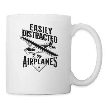 Pilote d’avion Vintage facilement - Mug blanc - blanc - Droite