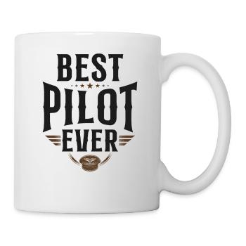 Pilote d’avion Vintage Meilleur pilote - Mug blanc - blanc - Droite