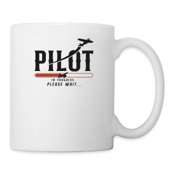 Airplane Pilot Future Pilot - Tasse - Weiß - Rechts