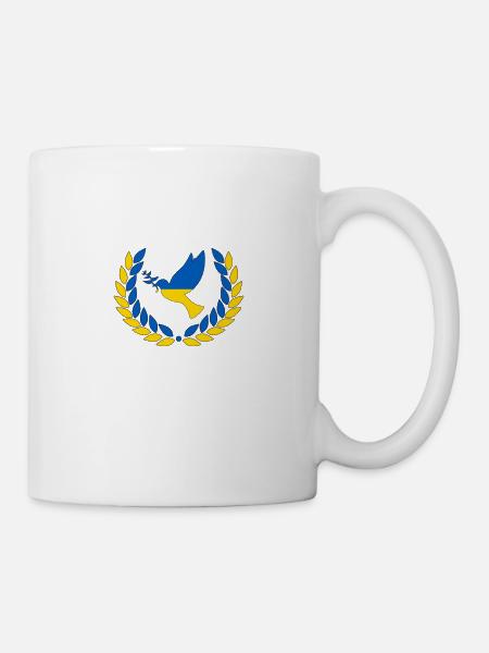 frieden für ukraine - Tasse - Weiß
