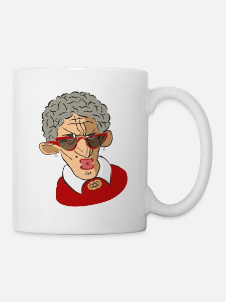 Cool old lady! - Mug - white