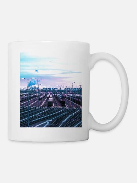 Railway station - Mug - white