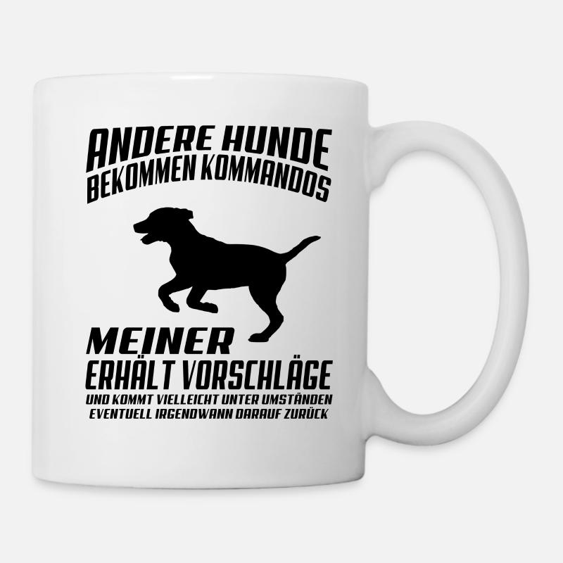 Andere Hunde bekommen Kommandos - Tasse - Weiß