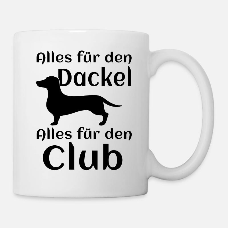 Für den Dackel - Tasse - Weiß