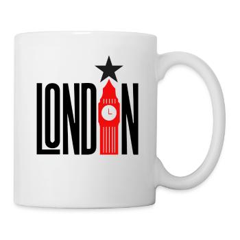 London - Tasse - Weiß - Rechts