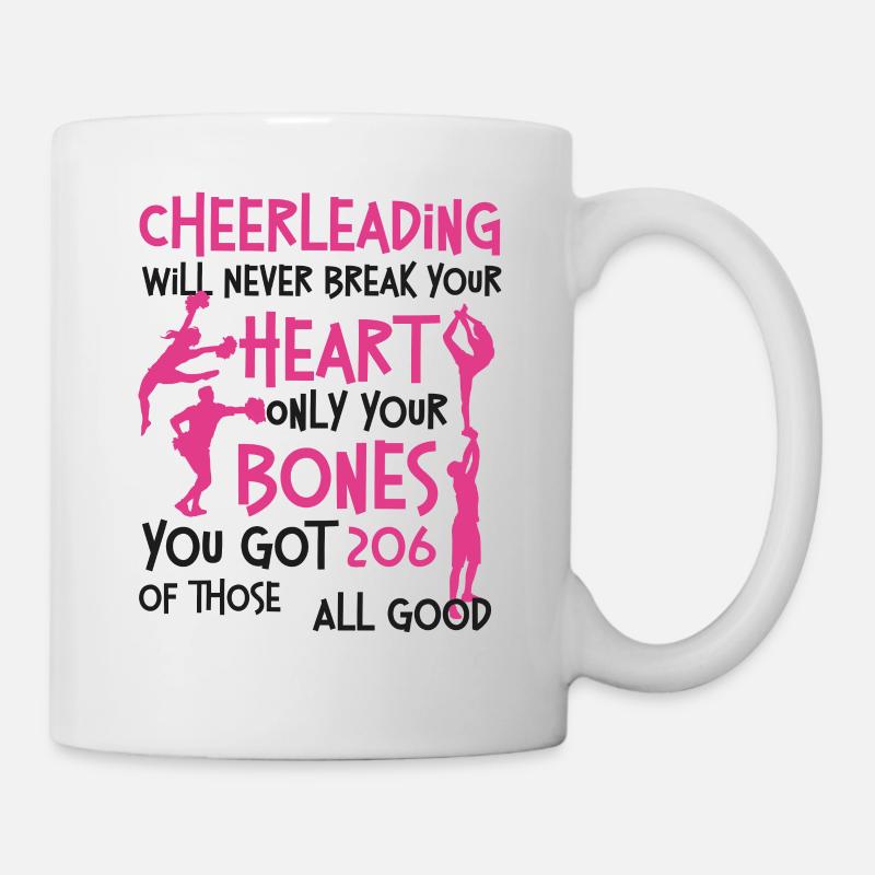 Cheer Cheerleading Cheerleading - Mug blanc - blanc