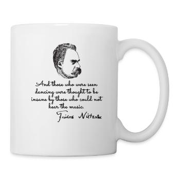 Quotes about nietzsche - Mug - white - Right