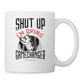 Baseball Fan Vintage Batter Shut - Tasse - Weiß - Rechts