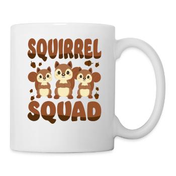 Squirrel Acorn Squirrel Squad - Tasse - Weiß - Rechts