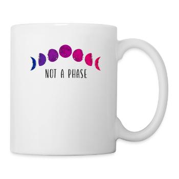 Bisexuel Bi Pride Flag Moon Pas Un - Mug blanc - blanc - Droite