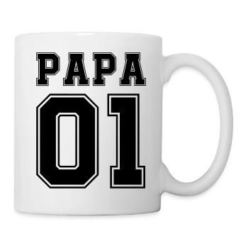 Papa 01 - Tasse - Weiß - Rechts