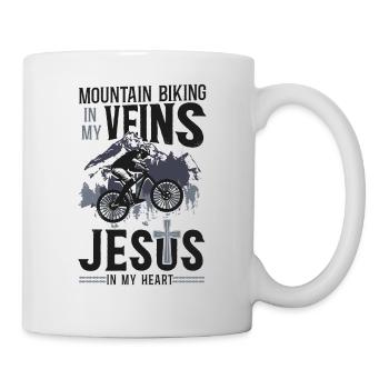 Enduro MTB Mountain Bike Riding - Mug - white - Right