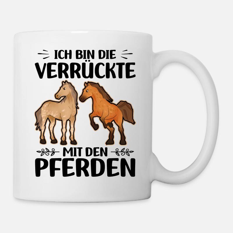Pferde - Tasse - Weiß