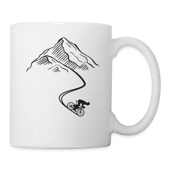 Enduro VTT VTT Équitation - Mug blanc - blanc - Droite
