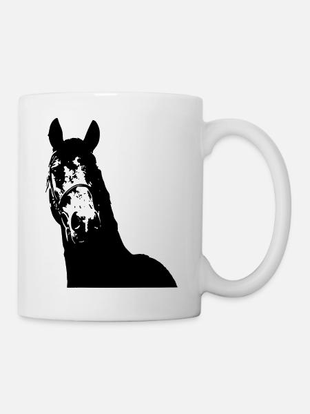 Pferd - Tasse - Weiß