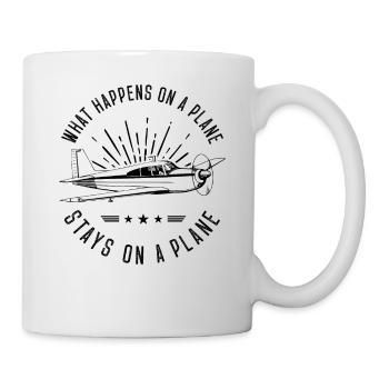 Pilote d’avion Vintage Quoi - Mug blanc - blanc - Droite