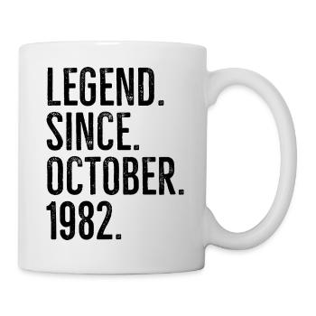 Légende depuis octobre 1982 - Mug blanc - blanc - Droite