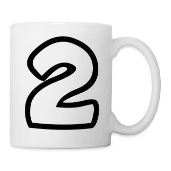 2 - Tasse - Weiß - Rechts