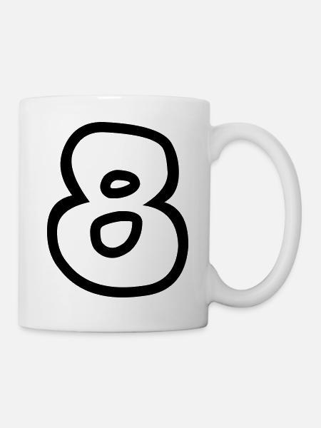 8 - Mug blanc - blanc