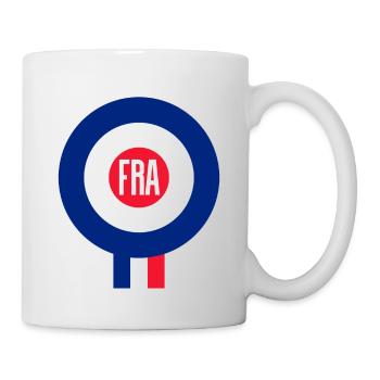 Frankreich - Tasse - Weiß - Rechts