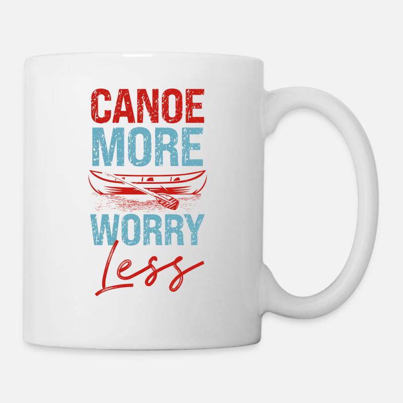 Canoe Canoeing Vintage Canoe More - Tasse - Weiß