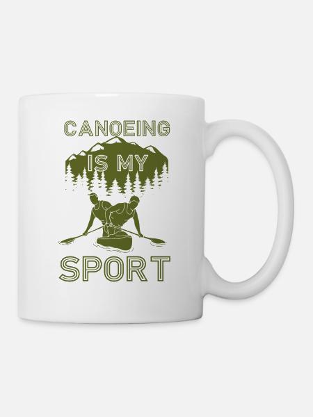 Canoë Canoë Canoë Est Mon - Mug blanc - blanc