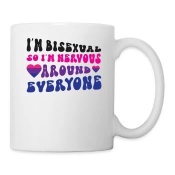 Bisexual Bi Pride Flag I'M - Tasse - Weiß - Rechts