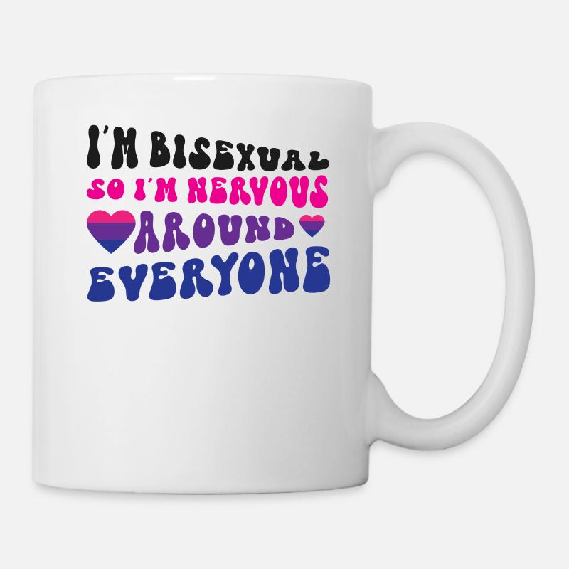 Bisexual Bi Pride Flag I'M - Tasse - Weiß