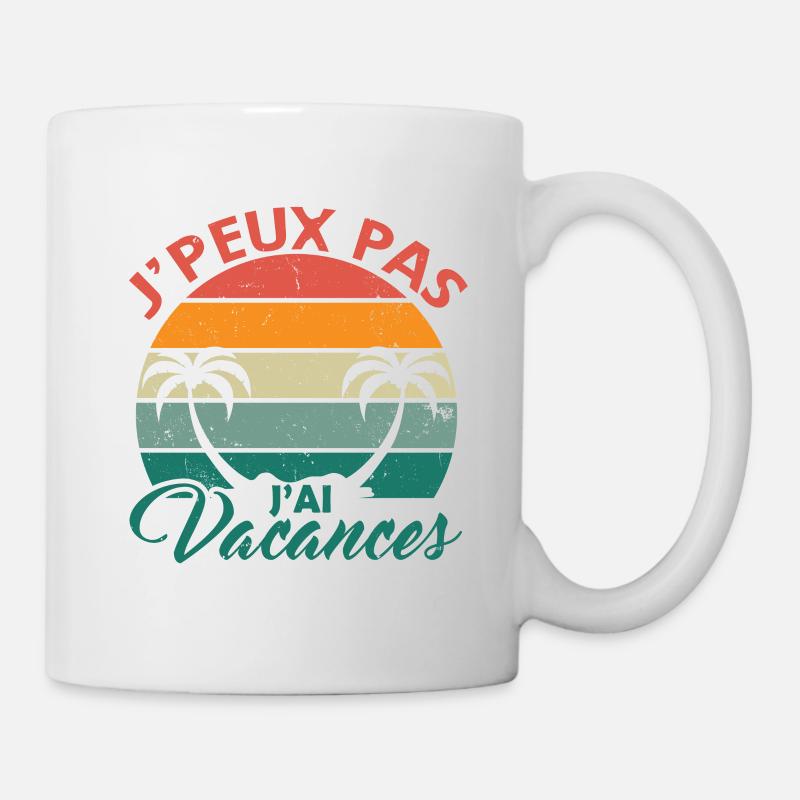 Vacances d été - Mug blanc - blanc