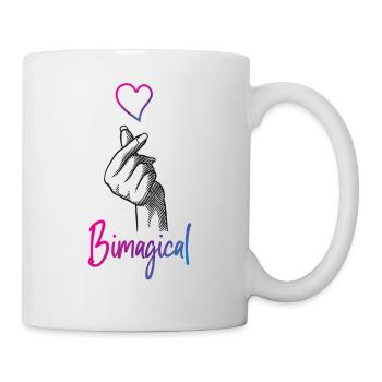 Bisexuel Bi Pride Flag Jeu de mots - Mug blanc - blanc - Droite