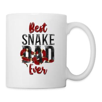 Snake Serpent Dad Father Vintage - Mug - white - Right