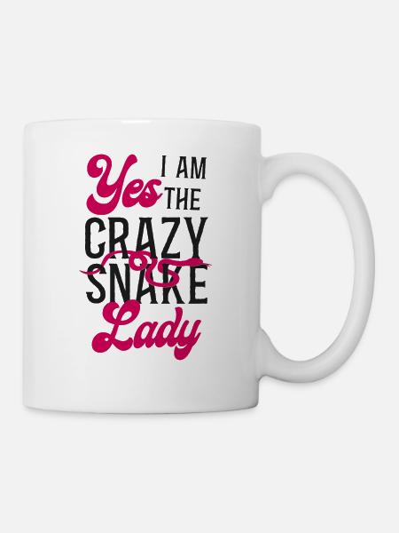 Snake Serpent Girl Yes! I Am The - Mug - white