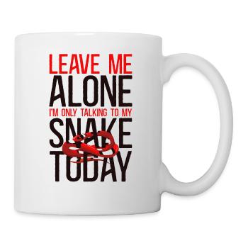 Snake Serpent Leave Me Alone I'M - Mug - white - Right