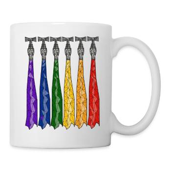 LGBTQ Wasserhahnen - Tasse - Weiß - Rechts