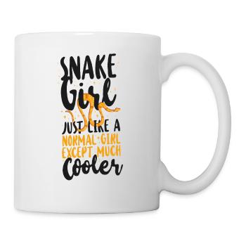 Serpent Serpent Serpent Fille Tout comme - Mug blanc - blanc - Droite