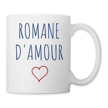 ROMANE D'AMOUR - COEUR - Mug blanc - blanc - Droite