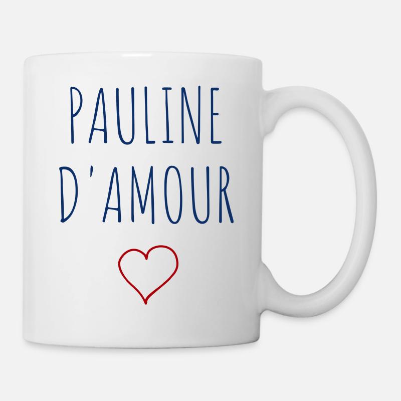 PAULINE D'AMOUR - COEUR - Mug blanc - blanc