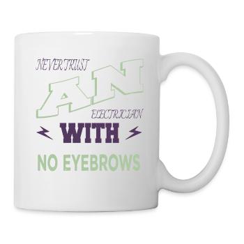 electric shock gift idea funny sayings craft - Mug - white - Right