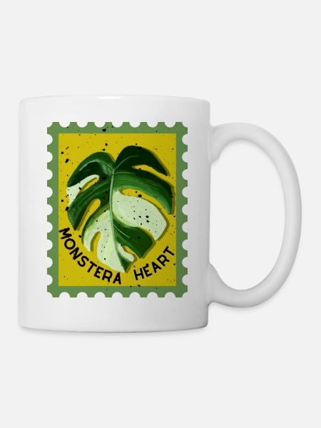 Variegated monstera - Mug - white