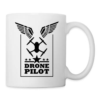 Drohnen Pilot Männer Geschenk - Tasse - Weiß - Rechts