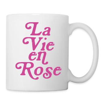 La vie en rose - Mug blanc - blanc - Droite