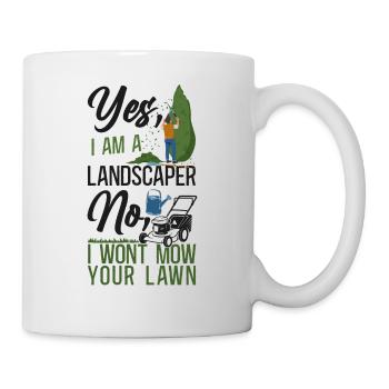 Paysagiste Aménagement Paysager - Mug blanc - blanc - Droite