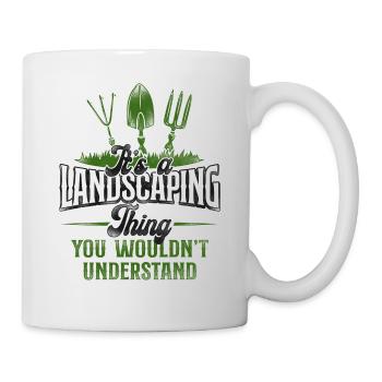 Paysagiste Aménagement Paysager - Mug blanc - blanc - Droite