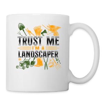 Landscaper Landscaping Landscape - Tasse - Weiß - Rechts