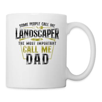 Landscaper Landscaping Landscape - Tasse - Weiß - Rechts