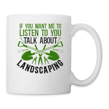 Paysagiste Aménagement Paysager - Mug blanc - blanc - Droite