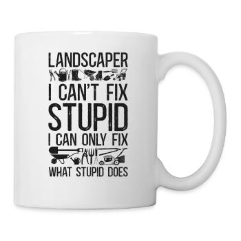 Landscaper Landscaping Landscape - Tasse - Weiß - Rechts