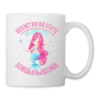 Einschulung Erstklässler Erster Schultag Lernen - Tasse - Weiß - Rechts