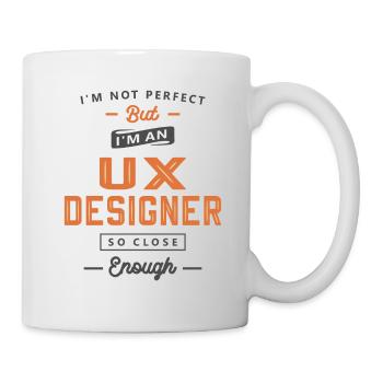 UX Designer Funny Job Title Profession - Mug - white - Right
