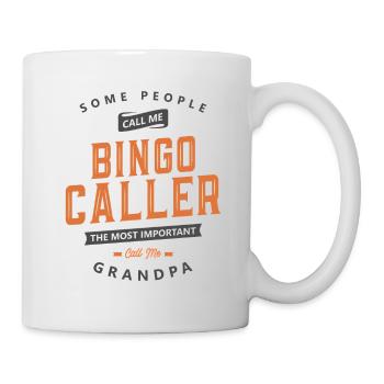 Bingo Appelant Drôle Titre du poste Profession - Mug blanc - blanc - Droite